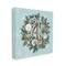 Stupell Industries Nautical Holiday Seashell Wreath Canvas Wall Art
